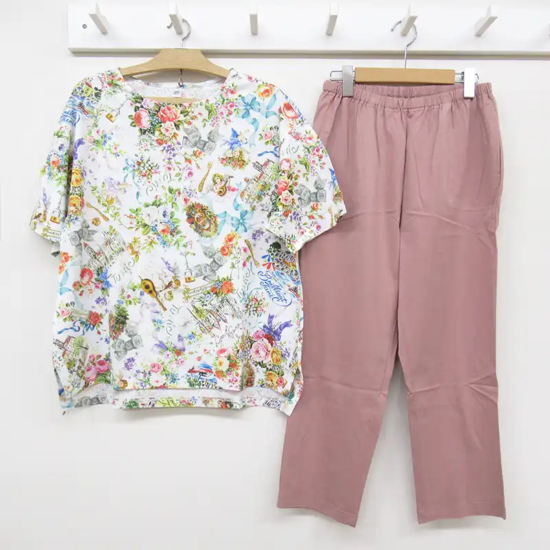 TUNIC　80双天竺・マリンラブ　５分袖TP/Aオフ